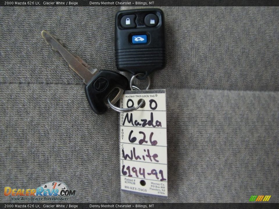 Keys of 2000 Mazda 626 LX Photo #31