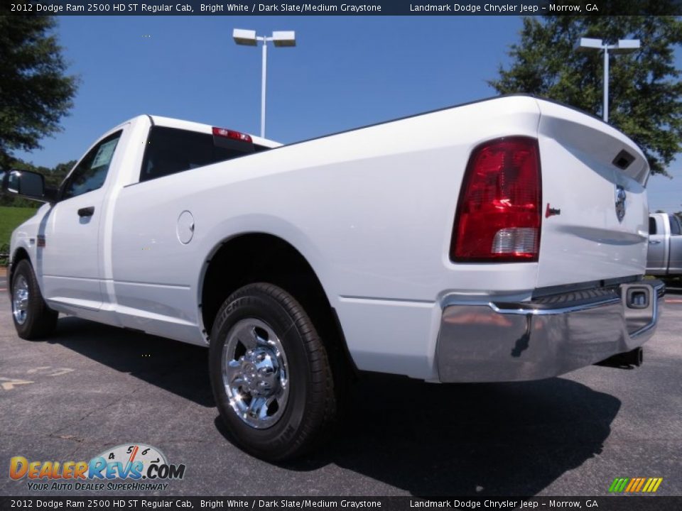 2012 Dodge Ram 2500 HD ST Regular Cab Bright White / Dark Slate/Medium Graystone Photo #2