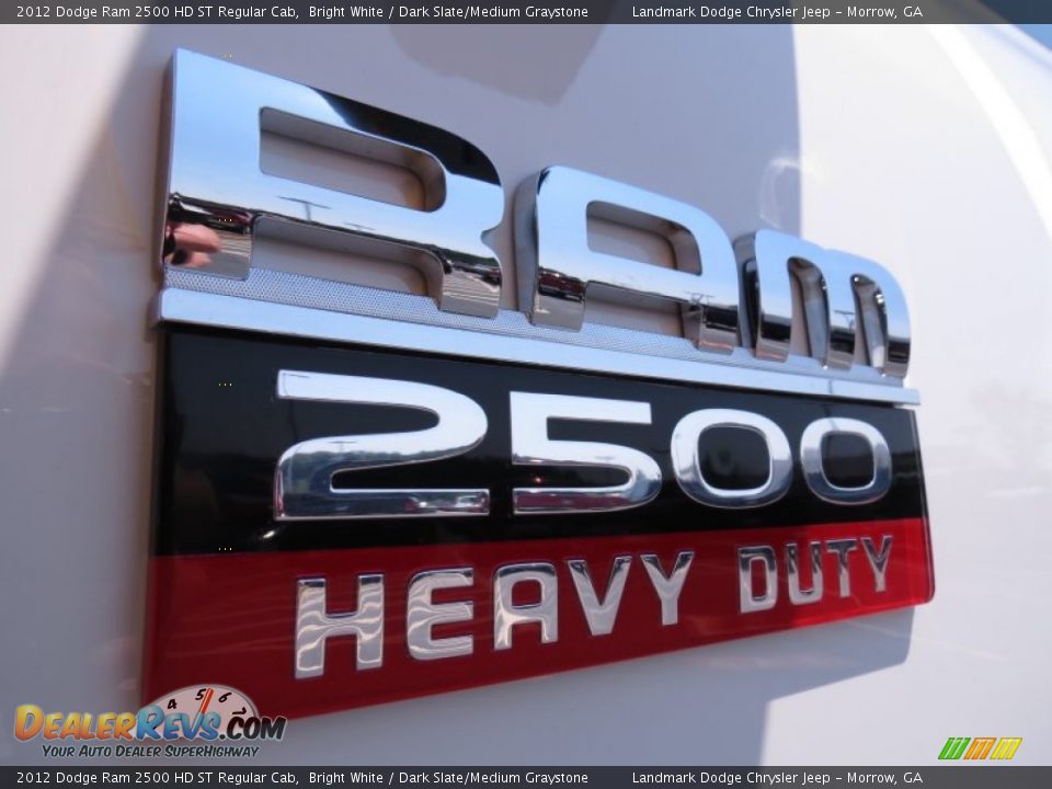 2012 Dodge Ram 2500 HD ST Regular Cab Bright White / Dark Slate/Medium Graystone Photo #6
