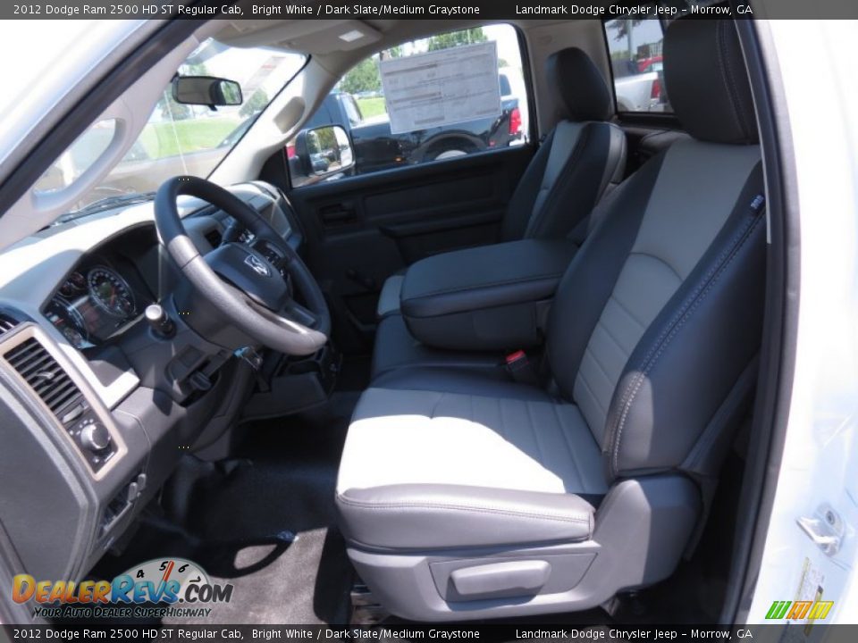 2012 Dodge Ram 2500 HD ST Regular Cab Bright White / Dark Slate/Medium Graystone Photo #7