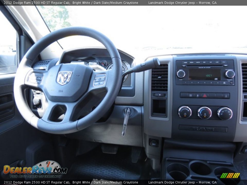 2012 Dodge Ram 2500 HD ST Regular Cab Bright White / Dark Slate/Medium Graystone Photo #9