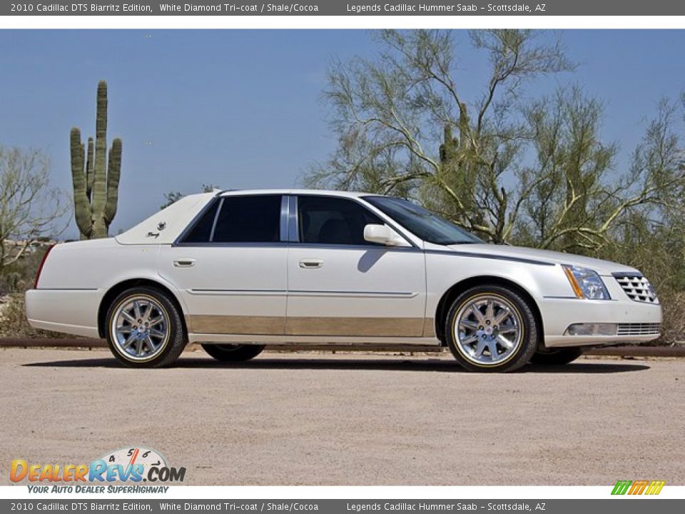 White Diamond Tri-coat 2010 Cadillac DTS Biarritz Edition Photo #6