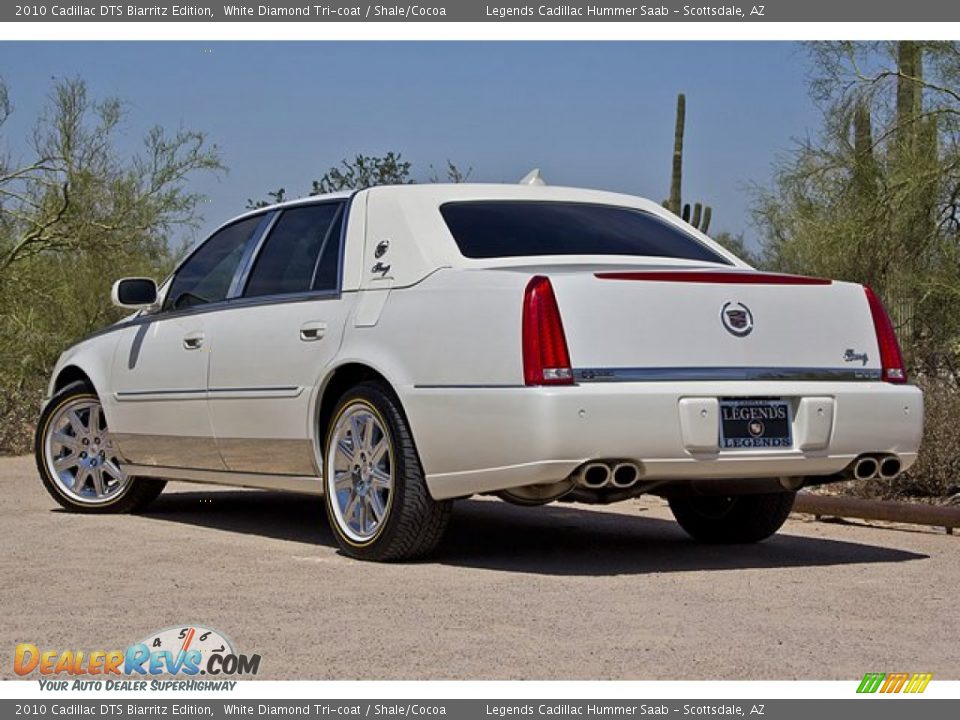 2010 Cadillac DTS Biarritz Edition White Diamond Tri-coat / Shale/Cocoa Photo #11