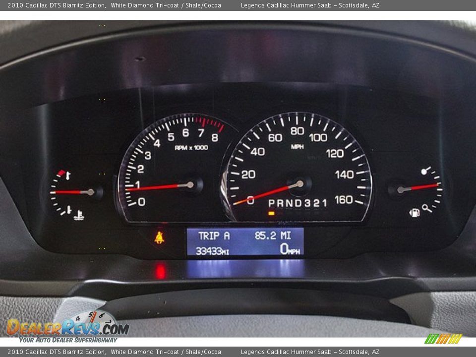 2010 Cadillac DTS Biarritz Edition Gauges Photo #20