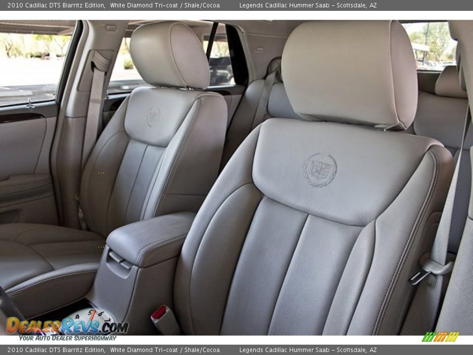 2010 Cadillac DTS Biarritz Edition White Diamond Tri-coat / Shale/Cocoa Photo #23
