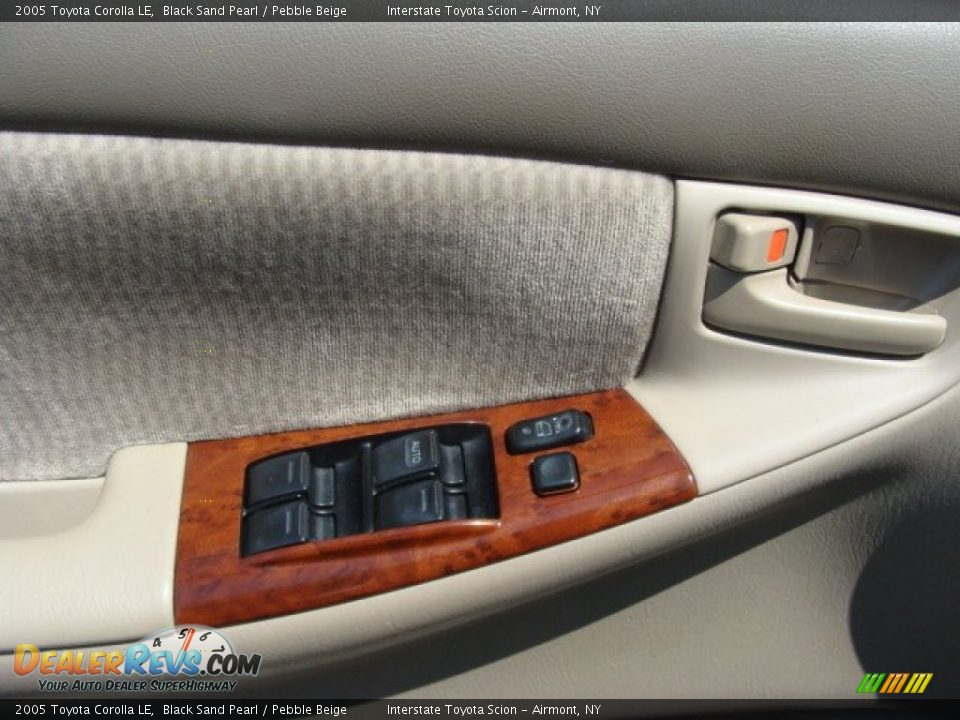 2005 Toyota Corolla LE Black Sand Pearl / Pebble Beige Photo #9