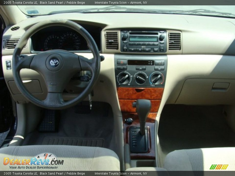 2005 Toyota Corolla LE Black Sand Pearl / Pebble Beige Photo #14