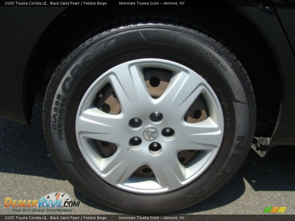 2005 Toyota Corolla LE Black Sand Pearl / Pebble Beige Photo #24