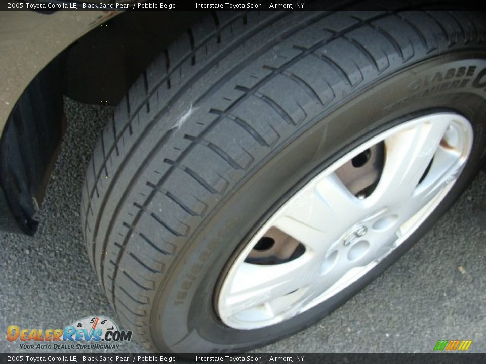 2005 Toyota Corolla LE Black Sand Pearl / Pebble Beige Photo #25