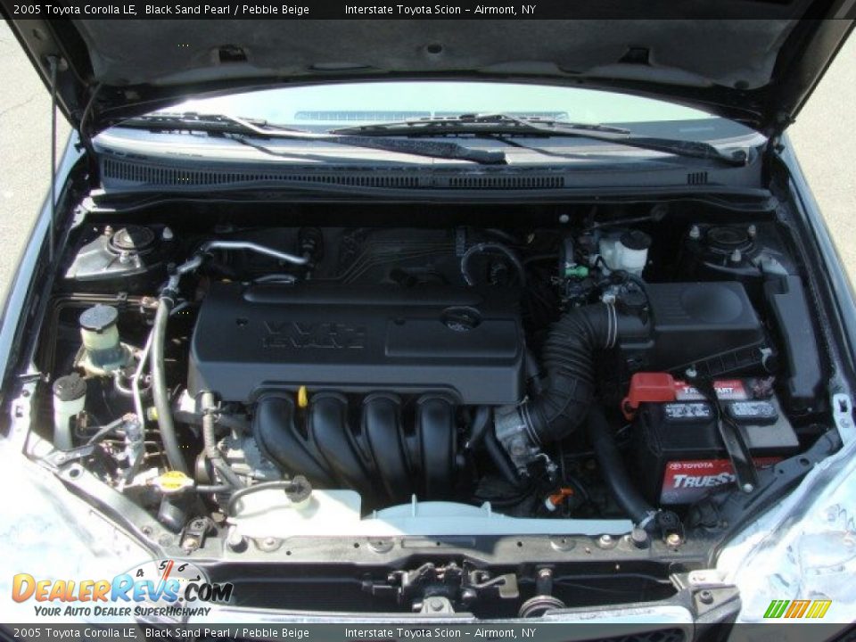 2005 Toyota Corolla LE Black Sand Pearl / Pebble Beige Photo #26