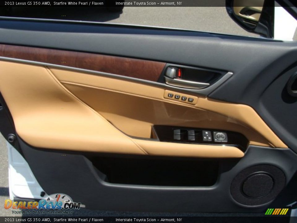2013 Lexus GS 350 AWD Starfire White Pearl / Flaxen Photo #8