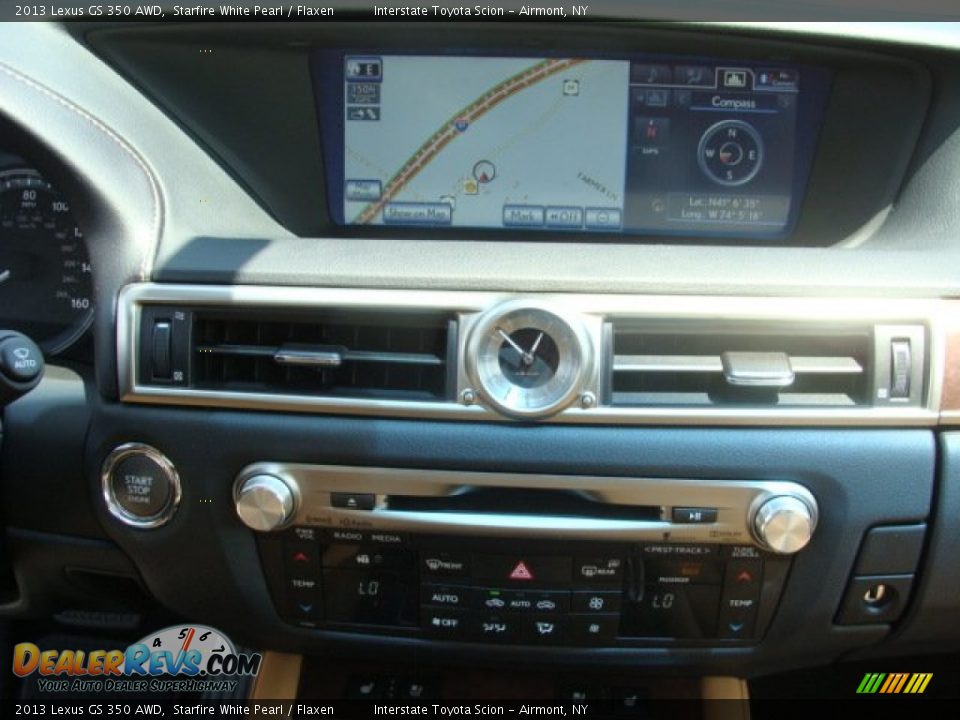 2013 Lexus GS 350 AWD Starfire White Pearl / Flaxen Photo #16