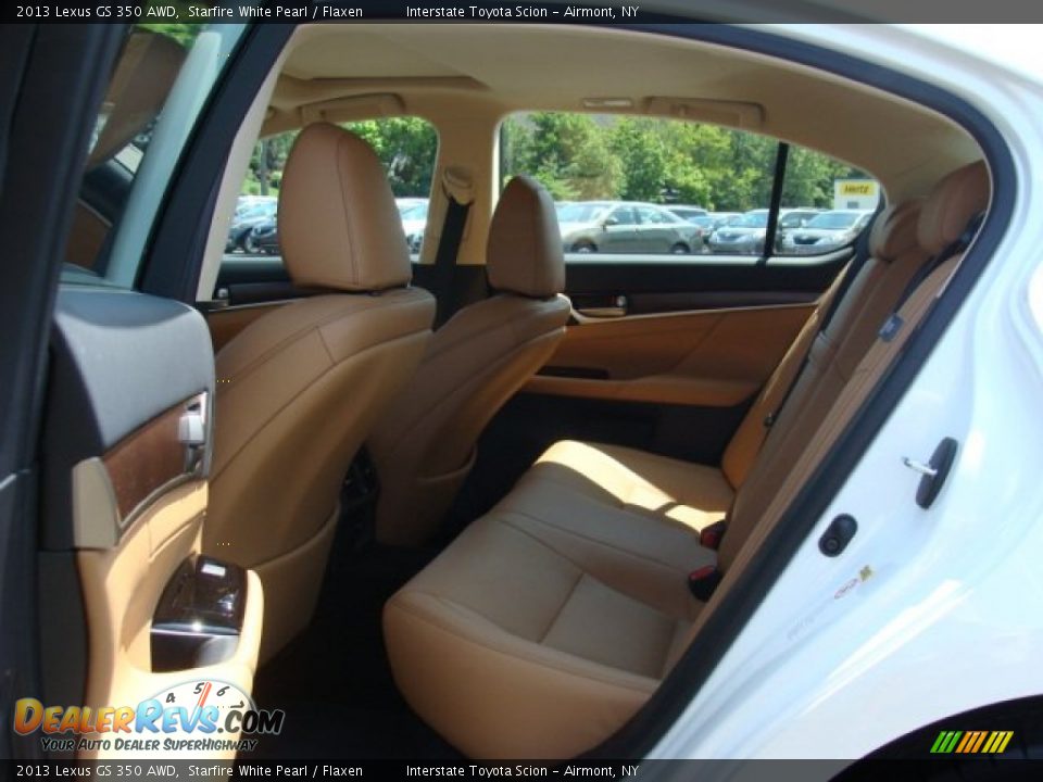 2013 Lexus GS 350 AWD Starfire White Pearl / Flaxen Photo #19