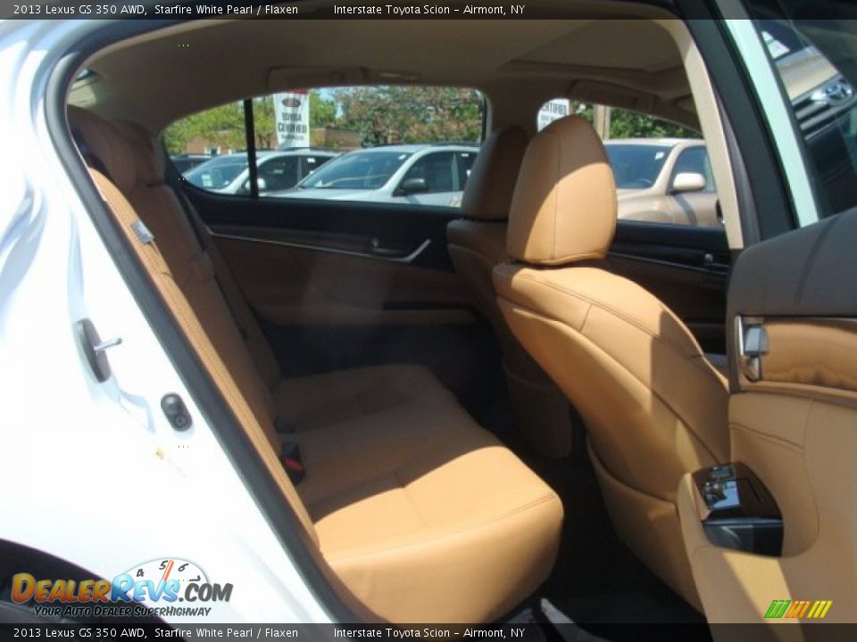 2013 Lexus GS 350 AWD Starfire White Pearl / Flaxen Photo #21