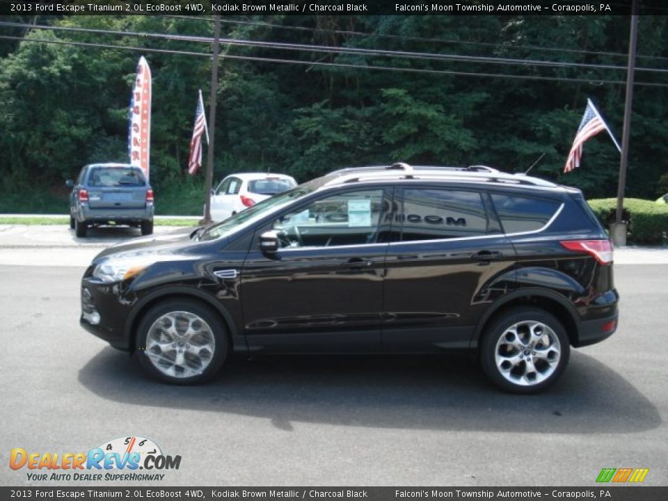 Kodiak Brown Metallic 2013 Ford Escape Titanium 2.0L EcoBoost 4WD Photo #5