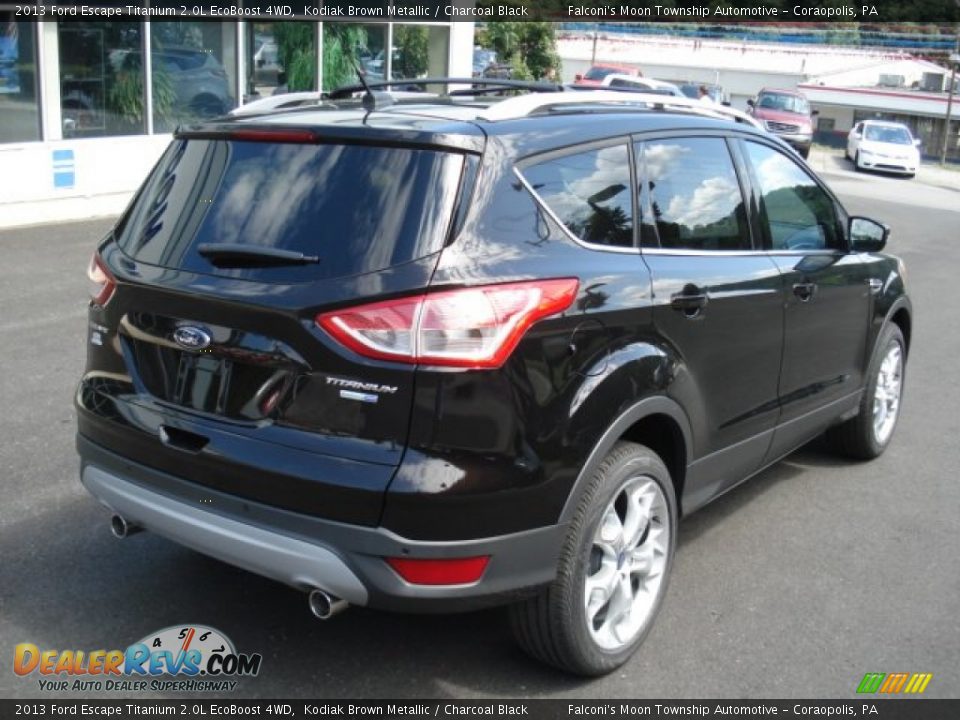 Kodiak Brown Metallic 2013 Ford Escape Titanium 2.0L EcoBoost 4WD Photo #8