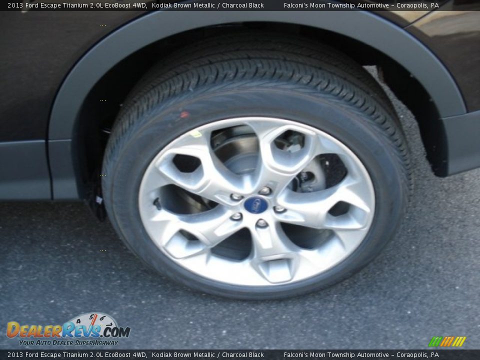 2013 Ford Escape Titanium 2.0L EcoBoost 4WD Wheel Photo #9