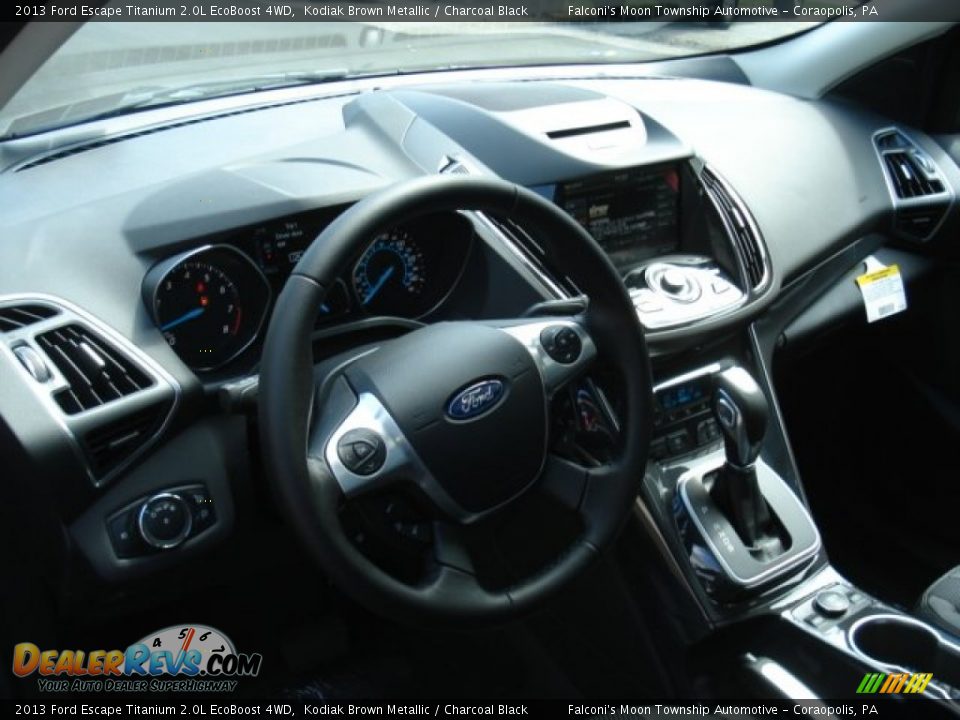 Dashboard of 2013 Ford Escape Titanium 2.0L EcoBoost 4WD Photo #10