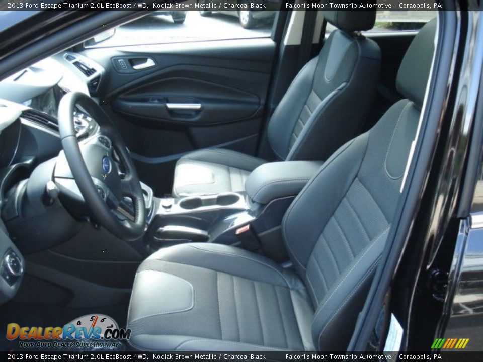 Front Seat of 2013 Ford Escape Titanium 2.0L EcoBoost 4WD Photo #11