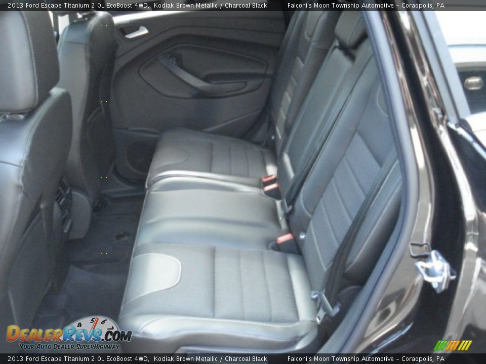 Rear Seat of 2013 Ford Escape Titanium 2.0L EcoBoost 4WD Photo #13