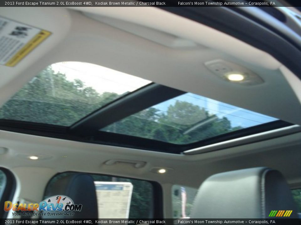 Sunroof of 2013 Ford Escape Titanium 2.0L EcoBoost 4WD Photo #14