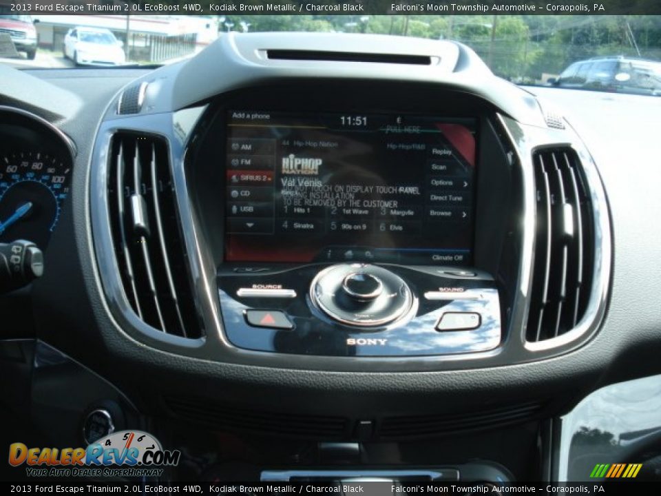 Controls of 2013 Ford Escape Titanium 2.0L EcoBoost 4WD Photo #15