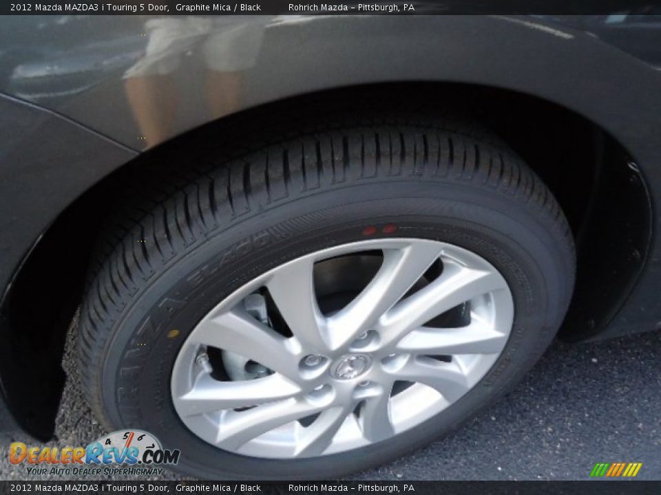 2012 Mazda MAZDA3 i Touring 5 Door Graphite Mica / Black Photo #9