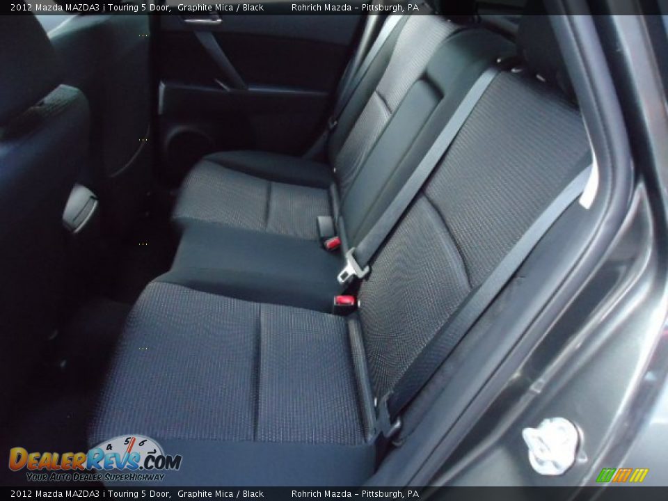 2012 Mazda MAZDA3 i Touring 5 Door Graphite Mica / Black Photo #11