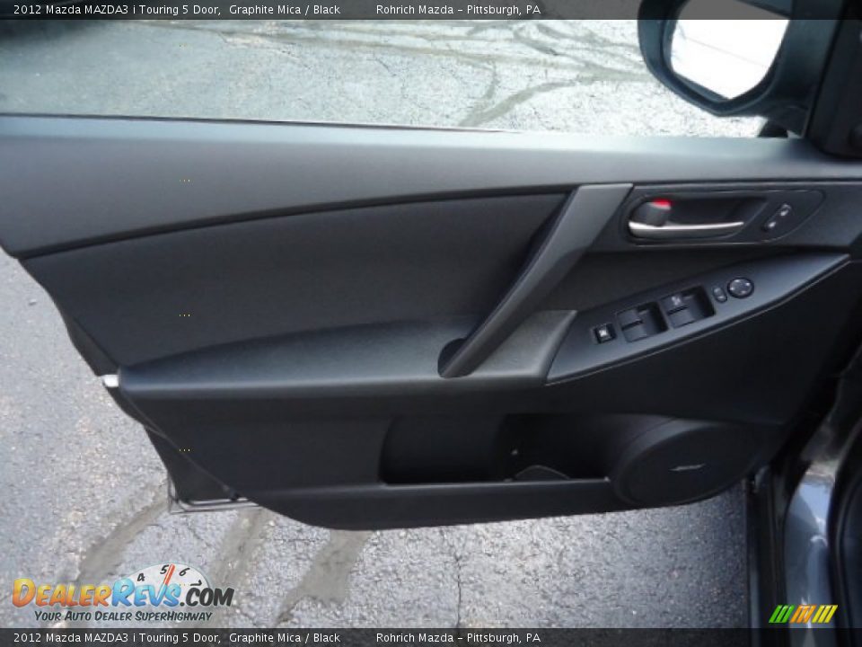 2012 Mazda MAZDA3 i Touring 5 Door Graphite Mica / Black Photo #14