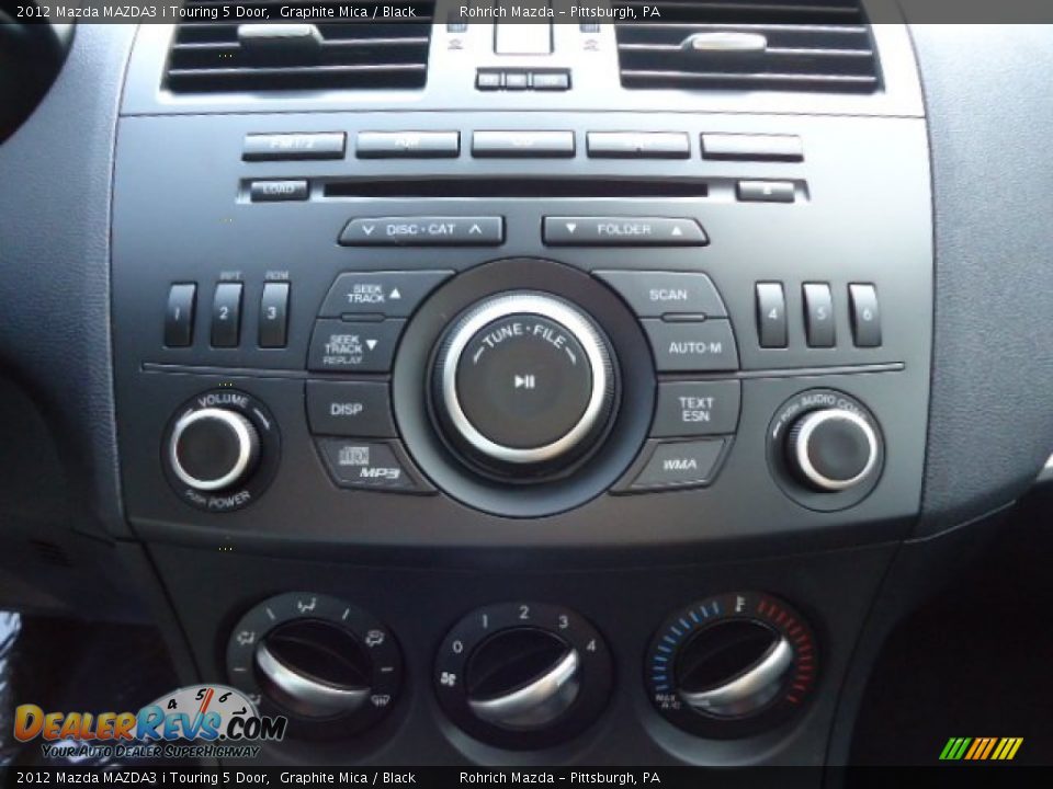 2012 Mazda MAZDA3 i Touring 5 Door Graphite Mica / Black Photo #19