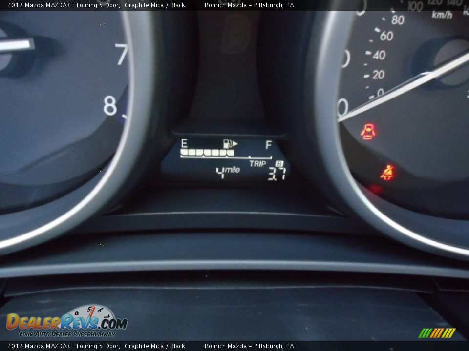 2012 Mazda MAZDA3 i Touring 5 Door Graphite Mica / Black Photo #20