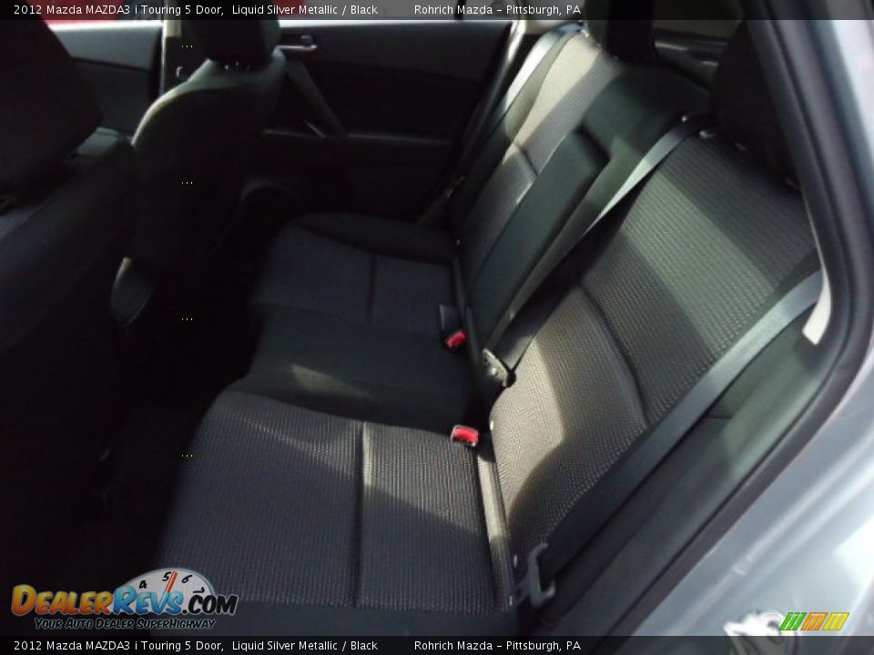 2012 Mazda MAZDA3 i Touring 5 Door Liquid Silver Metallic / Black Photo #11
