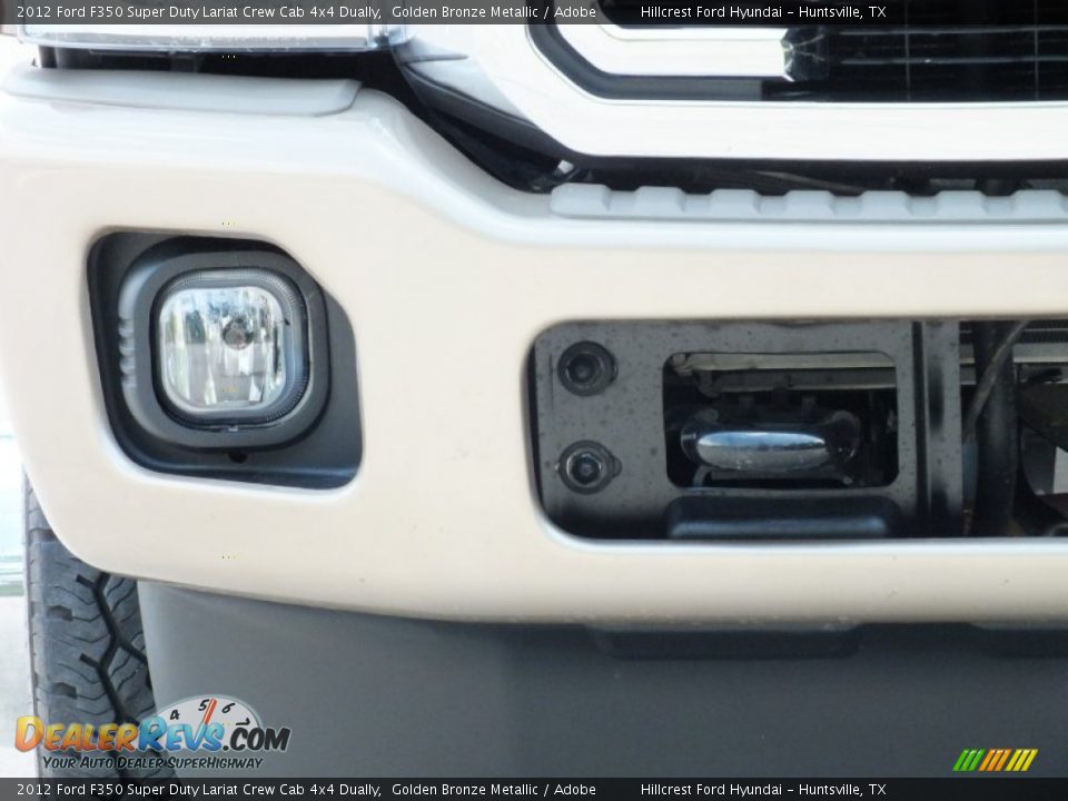 2012 Ford F350 Super Duty Lariat Crew Cab 4x4 Dually Golden Bronze Metallic / Adobe Photo #11