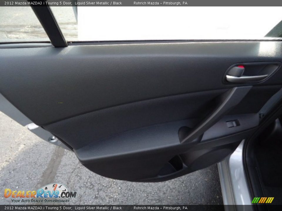 2012 Mazda MAZDA3 i Touring 5 Door Liquid Silver Metallic / Black Photo #13