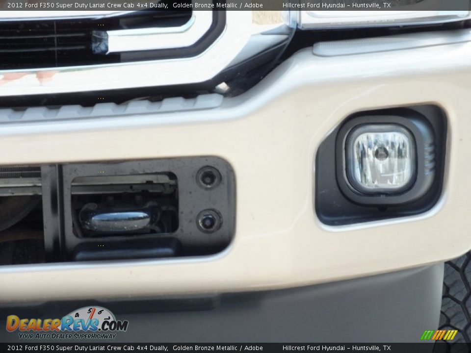 2012 Ford F350 Super Duty Lariat Crew Cab 4x4 Dually Golden Bronze Metallic / Adobe Photo #12