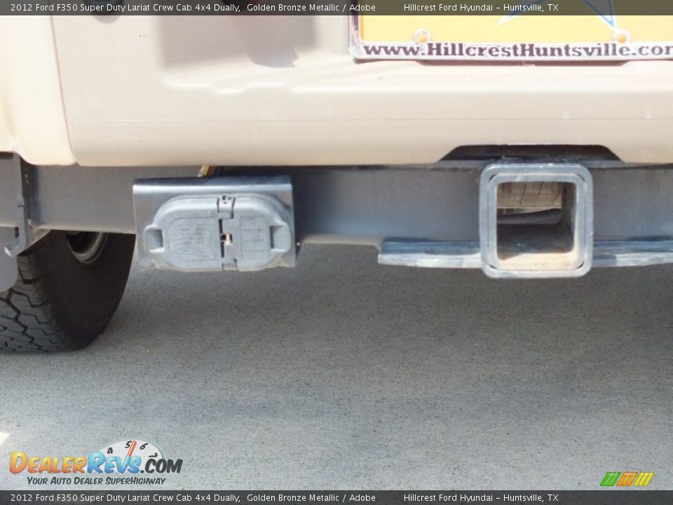 2012 Ford F350 Super Duty Lariat Crew Cab 4x4 Dually Golden Bronze Metallic / Adobe Photo #13