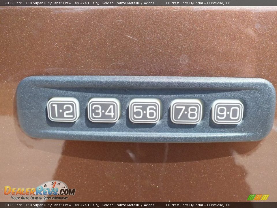2012 Ford F350 Super Duty Lariat Crew Cab 4x4 Dually Golden Bronze Metallic / Adobe Photo #14