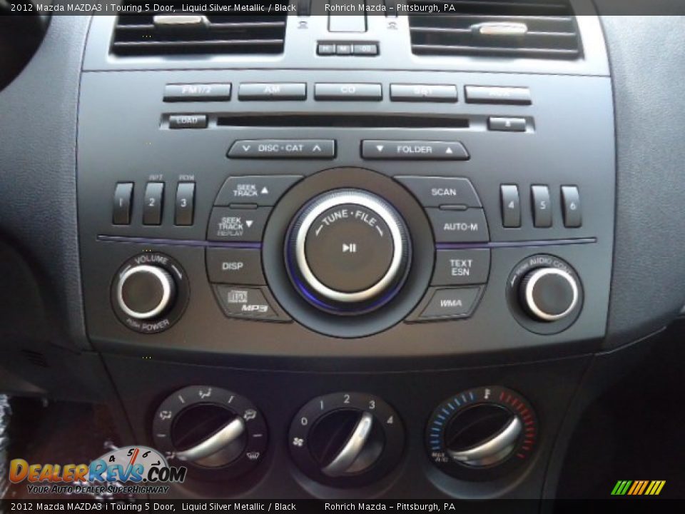 2012 Mazda MAZDA3 i Touring 5 Door Liquid Silver Metallic / Black Photo #19