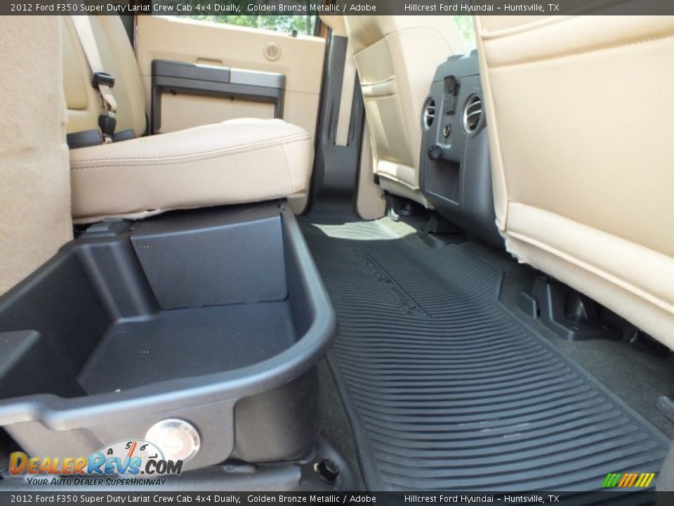 2012 Ford F350 Super Duty Lariat Crew Cab 4x4 Dually Golden Bronze Metallic / Adobe Photo #29