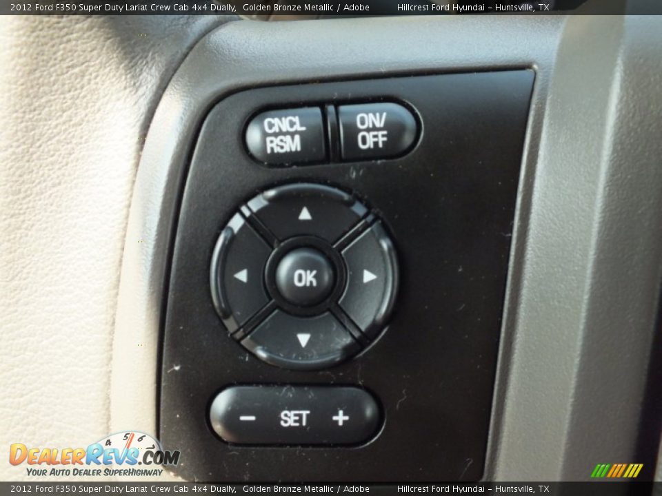 2012 Ford F350 Super Duty Lariat Crew Cab 4x4 Dually Golden Bronze Metallic / Adobe Photo #35