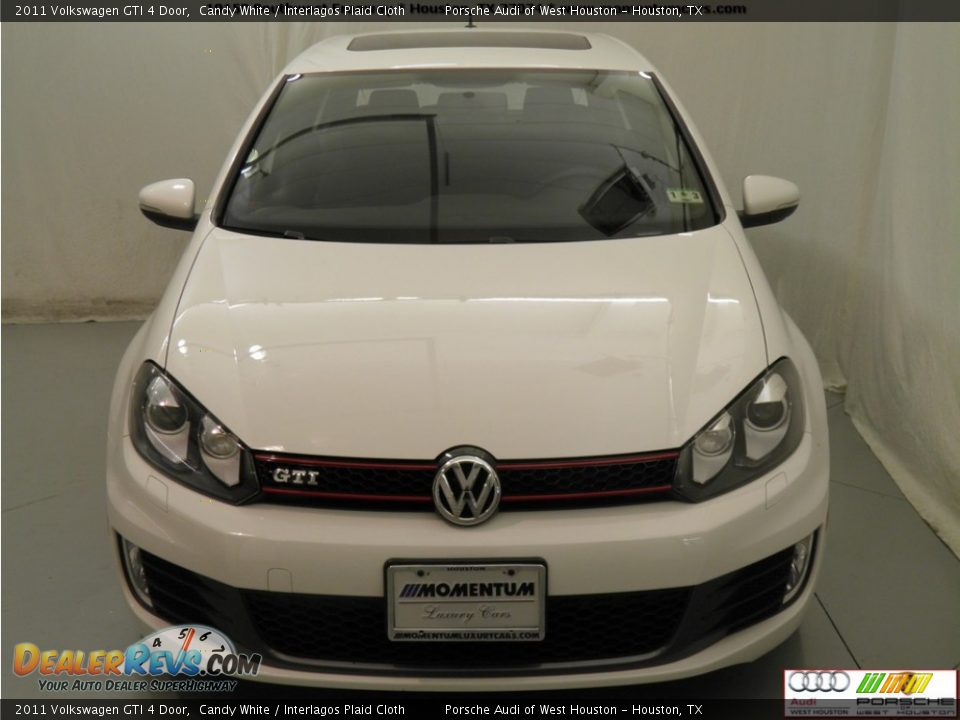 2011 Volkswagen GTI 4 Door Candy White / Interlagos Plaid Cloth Photo #21