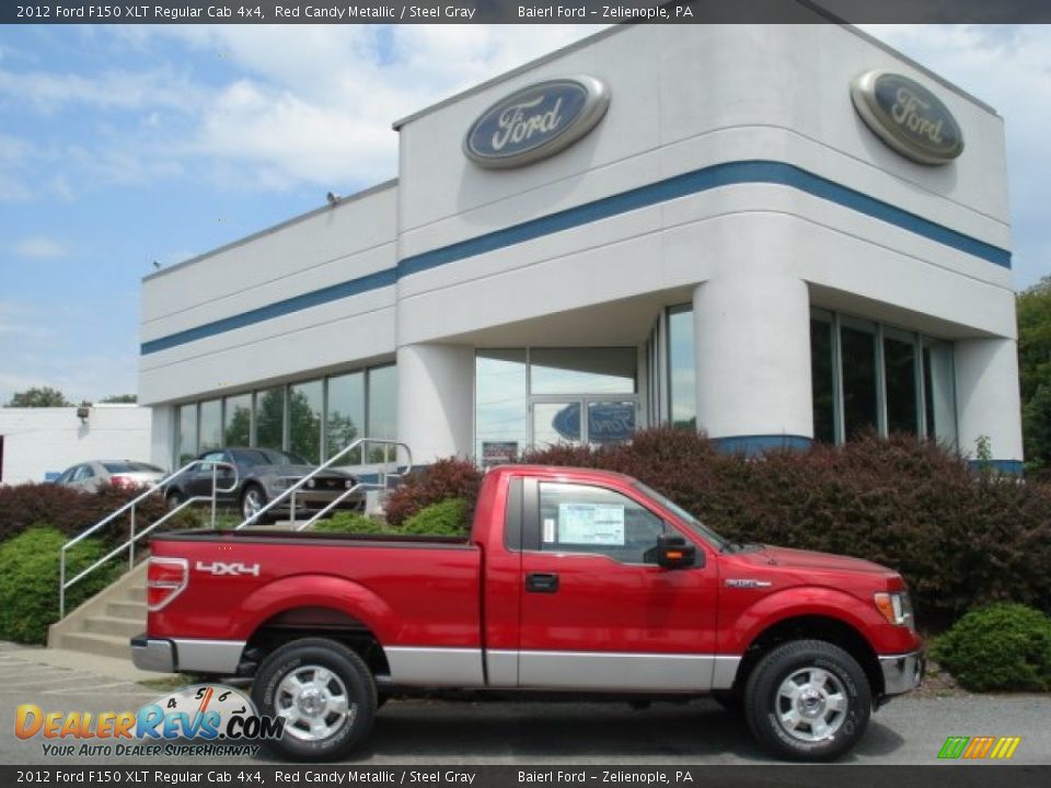Red Candy Metallic 2012 Ford F150 XLT Regular Cab 4x4 Photo #1