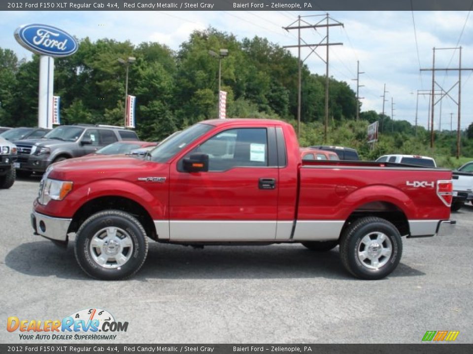 Red Candy Metallic 2012 Ford F150 XLT Regular Cab 4x4 Photo #5