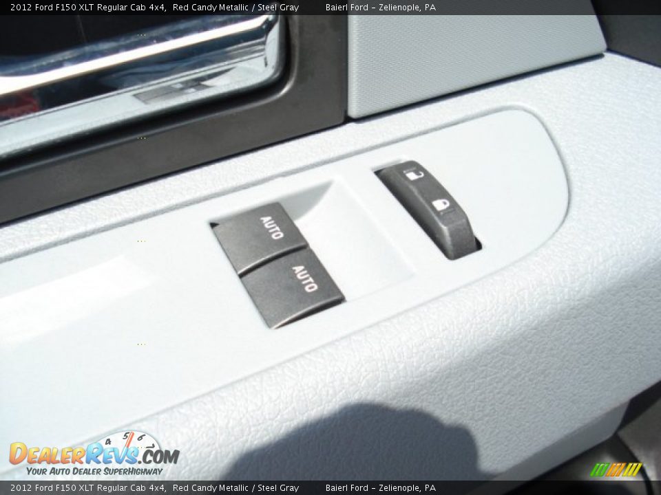 2012 Ford F150 XLT Regular Cab 4x4 Red Candy Metallic / Steel Gray Photo #13