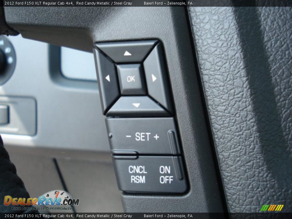 Controls of 2012 Ford F150 XLT Regular Cab 4x4 Photo #17