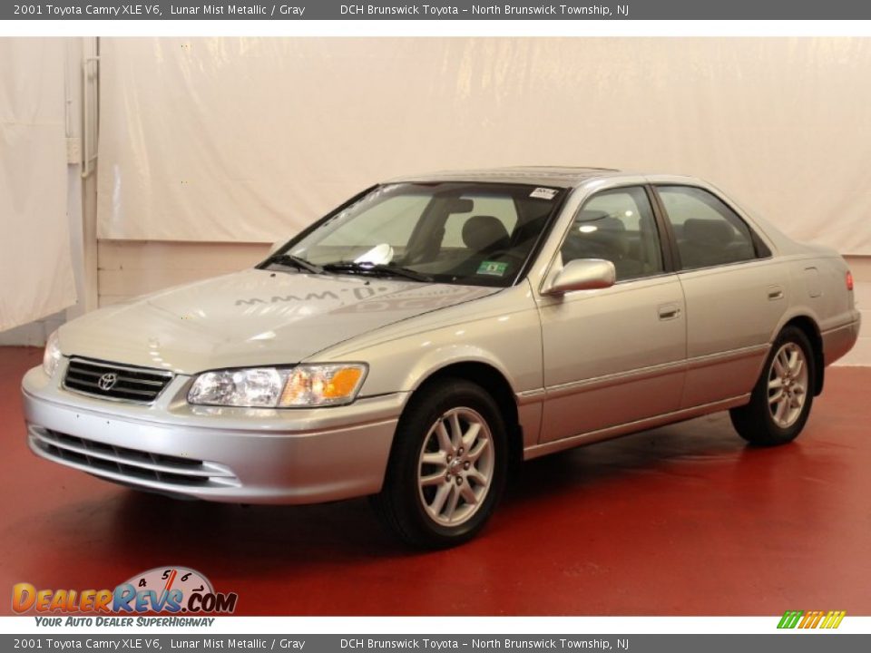 2001 Toyota Camry XLE V6 Lunar Mist Metallic / Gray Photo #4