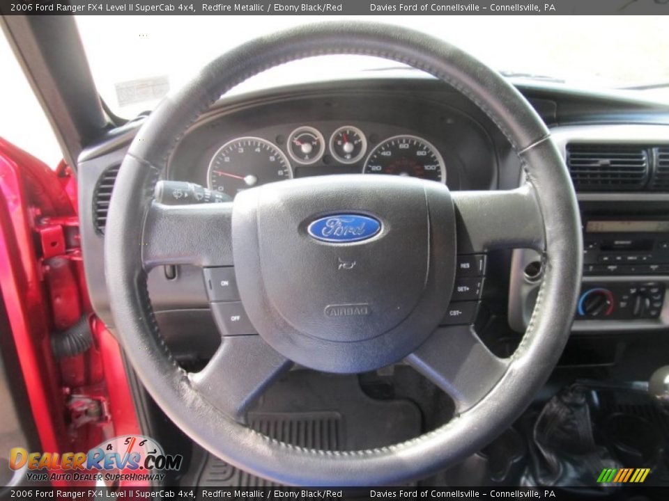 2006 Ford Ranger FX4 Level II SuperCab 4x4 Steering Wheel Photo #11