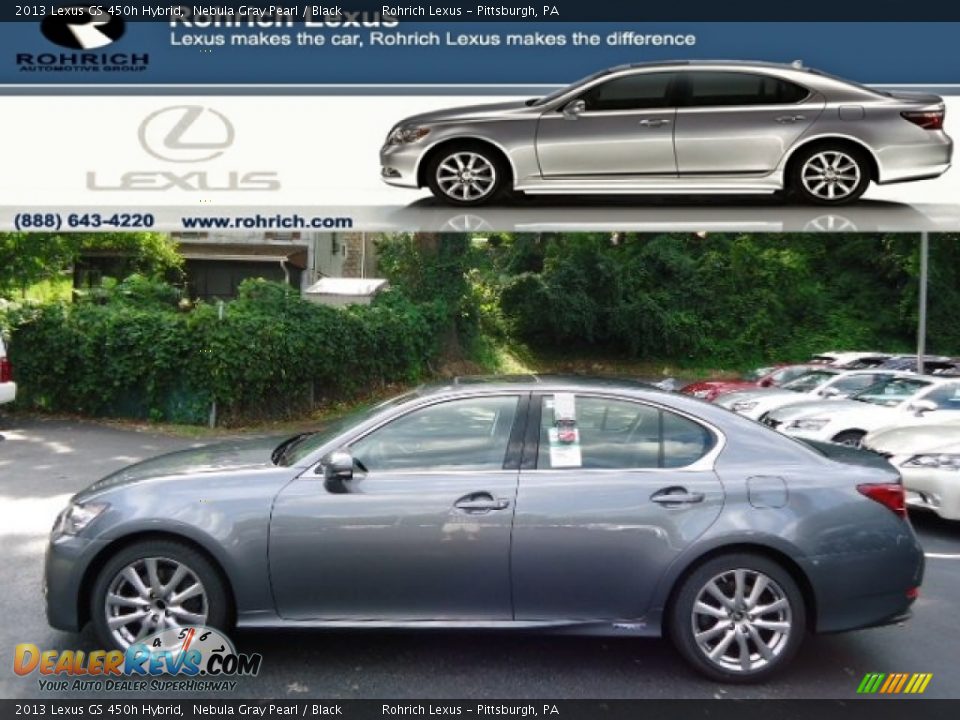 2013 Lexus GS 450h Hybrid Nebula Gray Pearl / Black Photo #1