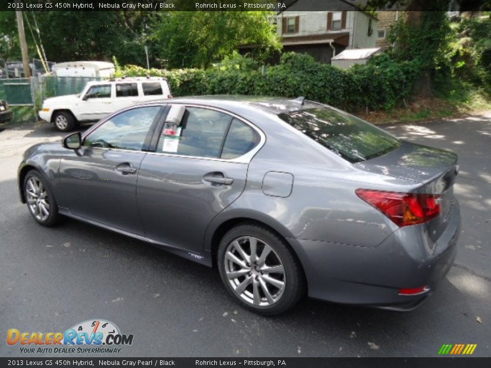 2013 Lexus GS 450h Hybrid Nebula Gray Pearl / Black Photo #2