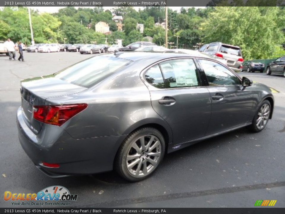 2013 Lexus GS 450h Hybrid Nebula Gray Pearl / Black Photo #4